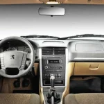 نمای داخلی خودروی پژو پارس lx برای اجاره | خلیقی رنت