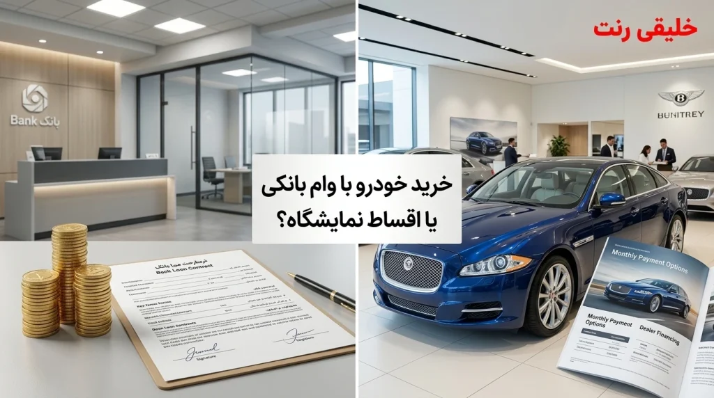 خرید خودرو با وام بانکی بهتر است یا اقساط نمایشگاه؟
