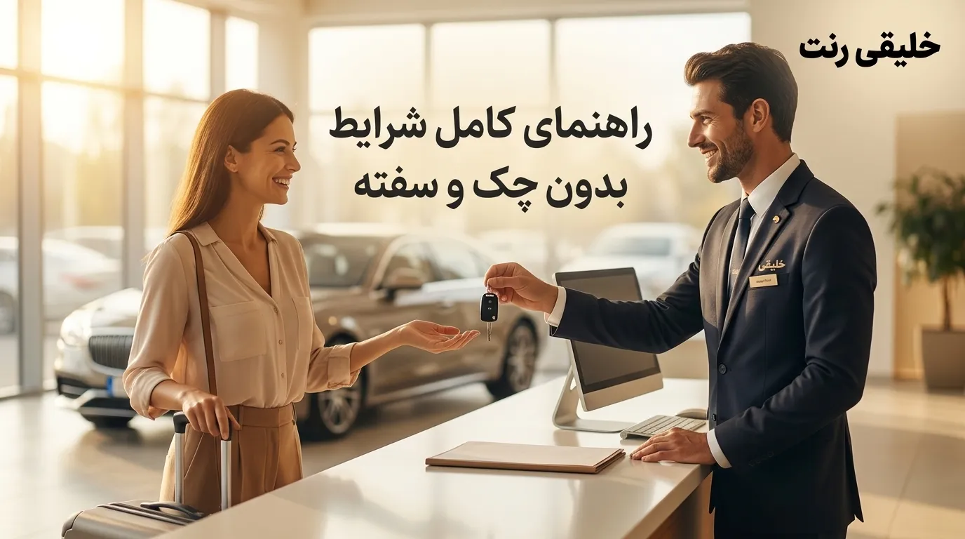 راهنمای کامل شرایط اجاره خودرو بدون چک و سفته